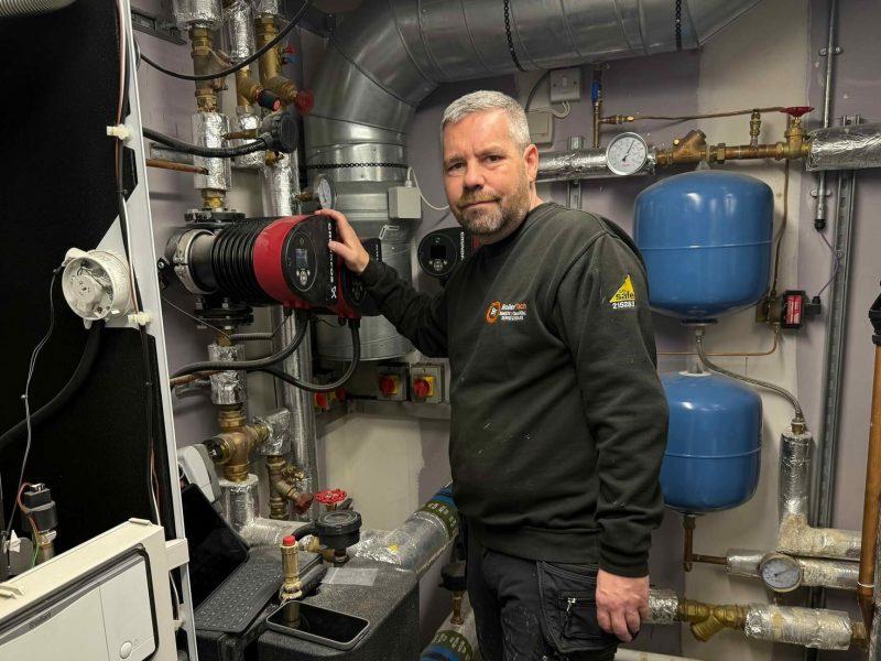 Commercial Boiler Installed by engineer
